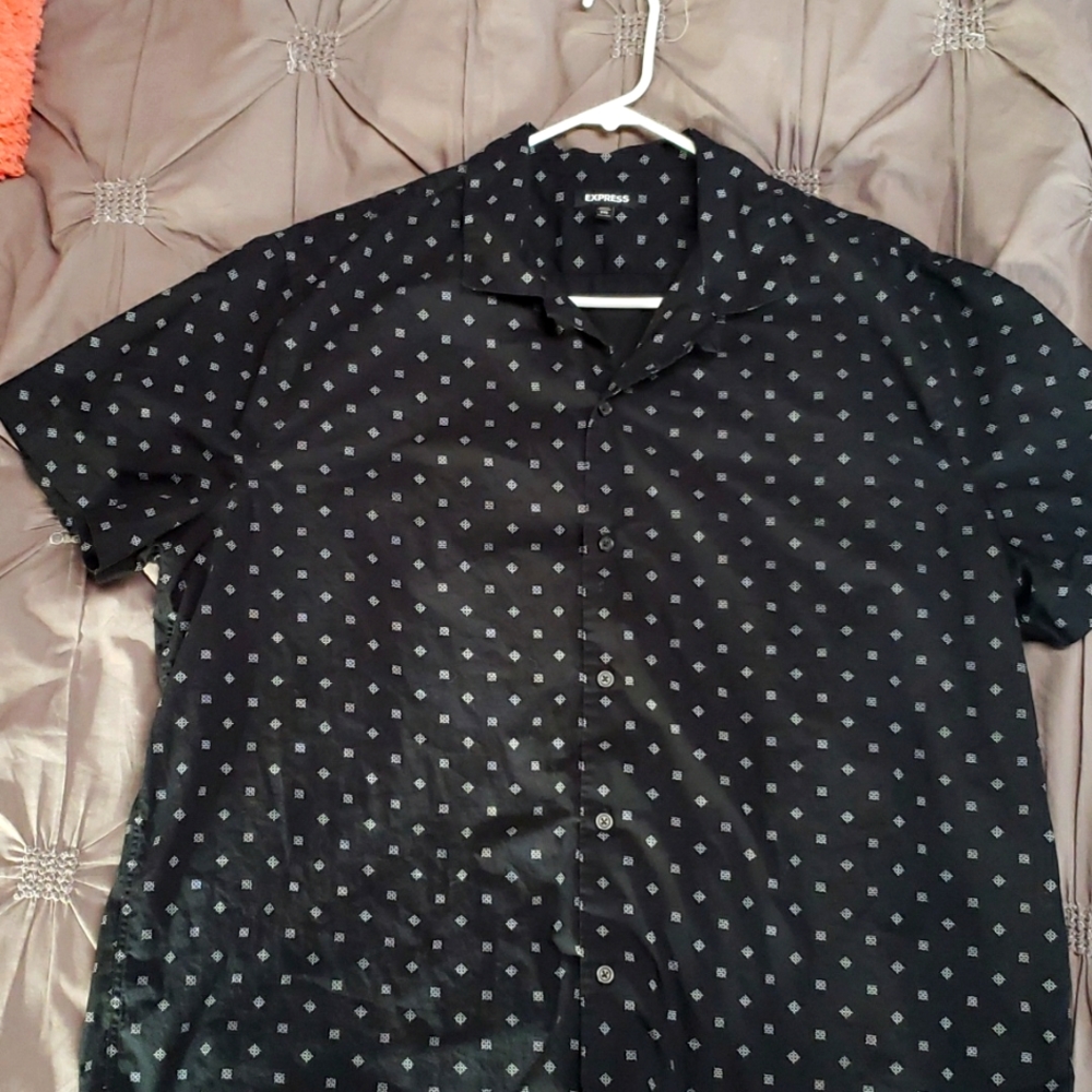 Express short sleeve button down XXL Tall